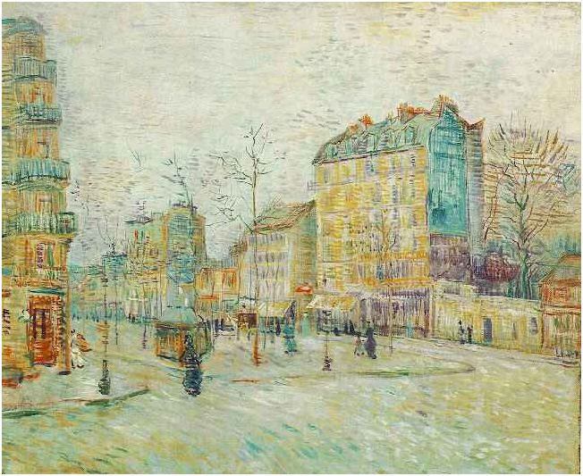 Vincent van Gogh Bulevar de Clichy Painting Vincent van Gogh's Bulevar de Clichy Painting