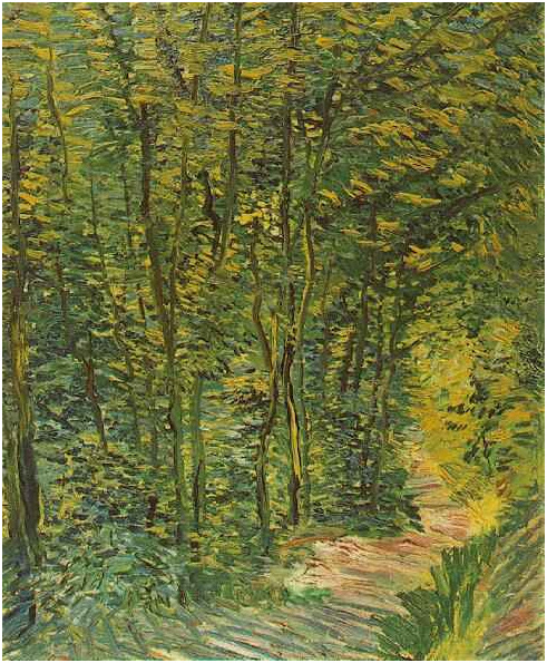 Vincent van Gogh Sendero en el bosque Painting Vincent van Gogh's Sendero en el bosque Painting