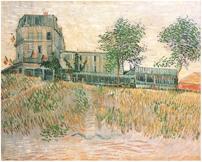 Vincent van Gogh El restaurante de la Siréne en Asniéres Painting Vincent van Gogh's El restaurante de la Siréne en Asniéres Painting