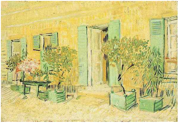 Vincent van Gogh Exterior de una restaurante en Asniéres Painting Vincent van Gogh's Exterior de una restaurante en Asniéres Painting