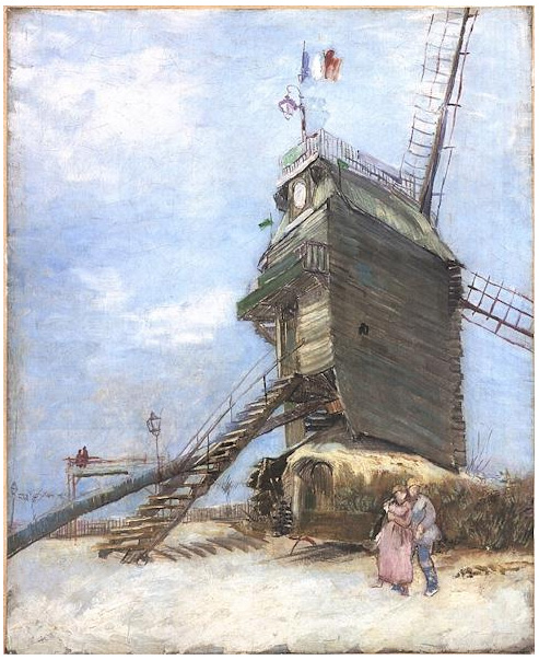 Vincent van Gogh Le Moulin de la Galette Painting Vincent van Gogh's Le Moulin de la Galette Painting