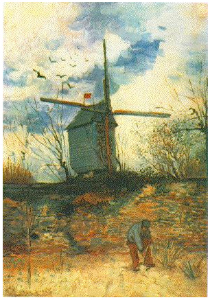 Vincent van Gogh Le Moulin de la Galette Painting Vincent van Gogh's Le Moulin de la Galette Painting