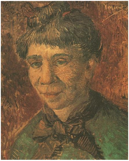 Vincent van Gogh's Portrait of a Woman (Madame Tanguy) Painting