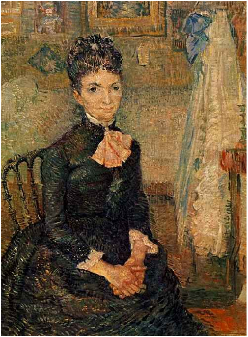 Vincent van Gogh Mujer sentada junto a una cuna Painting Vincent van Gogh's Mujer sentada junto a una cuna Painting