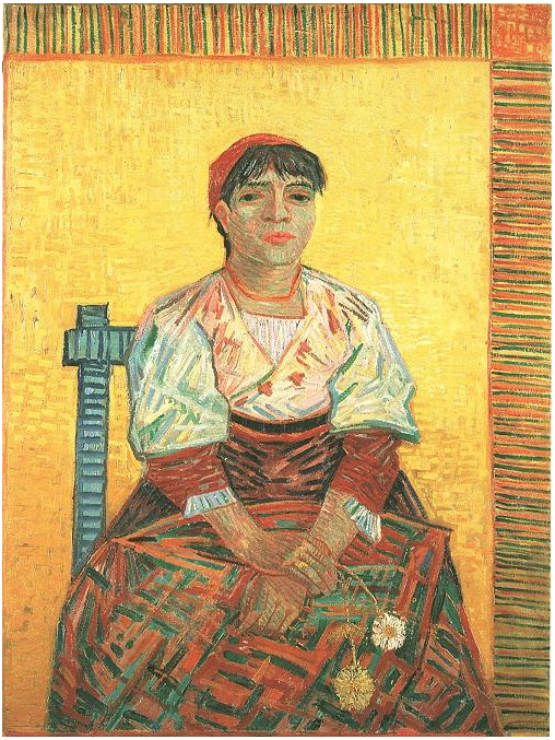 Vincent van Gogh's Italian Woman (Agostina Segatori) Painting