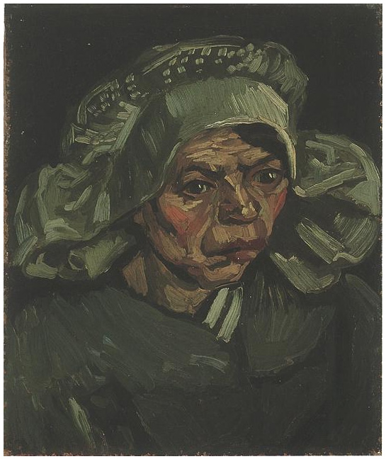 Vincent van Gogh Cabeza de una mujer Painting Vincent van Gogh's Cabeza de una mujer Painting