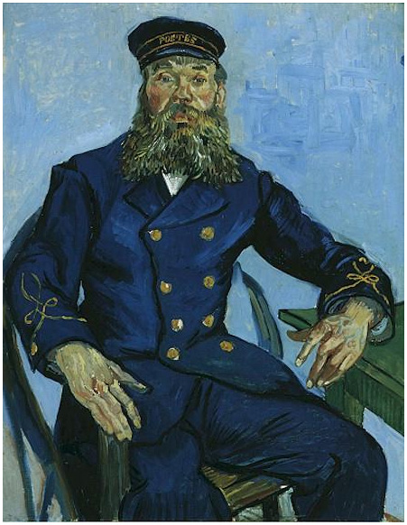 Vincent van Gogh Retrato del cartero Joseph Roulin Painting Vincent van Gogh's Retrato del cartero Joseph Roulin Painting