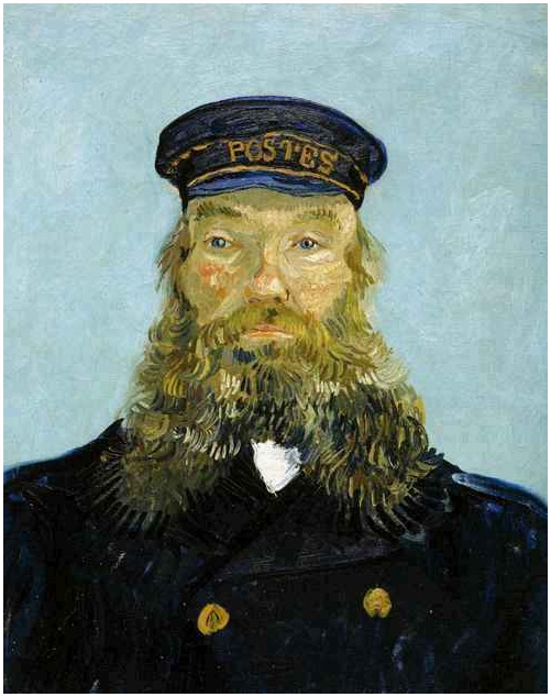 Vincent van Gogh's Portrait of the Postman Joseph Roulin Painting