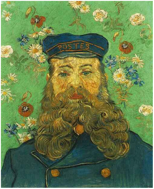 Vincent van Gogh Retrato del cartero Joseph Roulin Painting Vincent van Gogh's Retrato del cartero Joseph Roulin Painting