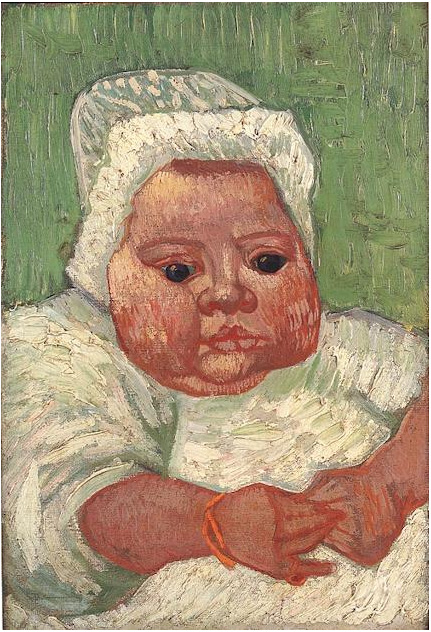 Vincent van Gogh El bebé Marcelle Roulin Painting Vincent van Gogh's El bebé Marcelle Roulin Painting