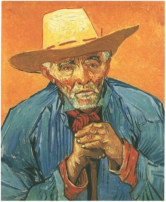 Vincent van Gogh Retrato de Patience Escalier Painting Vincent van Gogh's Retrato de Patience Escalier Painting