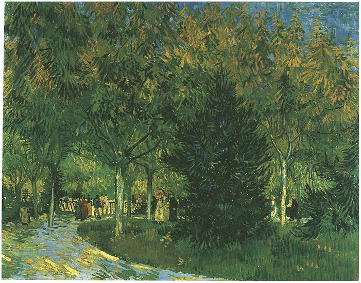 Vincent van Gogh Un camino en el jardín público en Arles Painting Vincent van Gogh's Un camino en el jardín público en Arles Painting