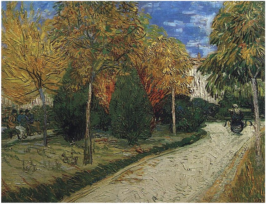 Vincent van Gogh El parque público en Arles Painting Vincent van Gogh's El parque público en Arles Painting