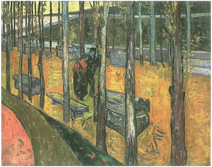 Vincent van Gogh Les Alyscamps Painting Vincent van Gogh's Les Alyscamps Painting