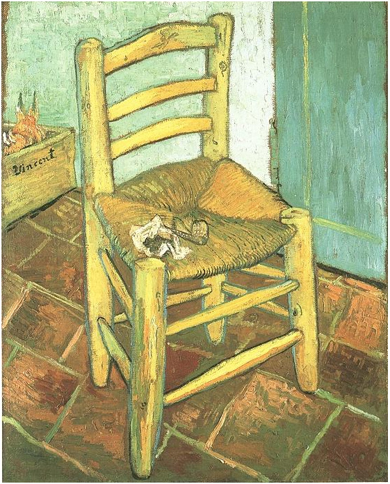 Vincent van Gogh Sillón de Vincent con su pipa Painting Vincent van Gogh's Sillón de Vincent con su pipa Painting