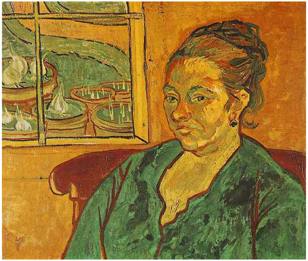 Vincent van Gogh Retrato de Señora Augustine Roulin Painting Vincent van Gogh's Retrato de Señora Augustine Roulin Painting