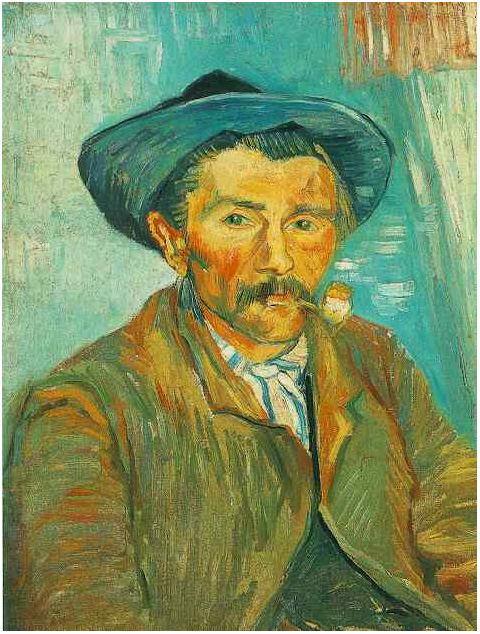 Vincent van Gogh El fumador Painting Vincent van Gogh's El fumador Painting