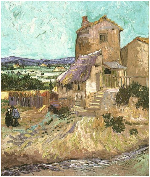 Vincent van Gogh Old Mill, The Painting Vincent van Gogh's Old Mill, The Painting