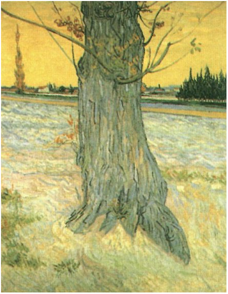 Vincent van Gogh Tronco de un viejo árbol del tejo Painting Vincent van Gogh's Tronco de un viejo árbol del tejo Painting