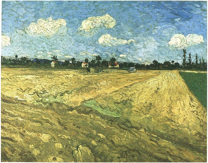 Vincent van Gogh Ploughed Field Painting Vincent van Gogh's Ploughed Field Painting