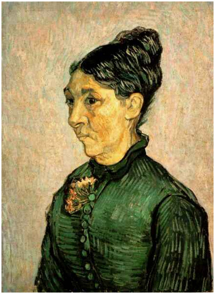 Vincent van Gogh Retrato de Señora Trabuc Painting Vincent van Gogh's Retrato de Señora Trabuc Painting