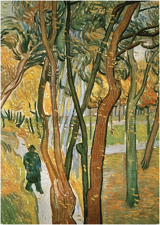 Vincent van Gogh Caminar: Las hojas que caen Painting Vincent van Gogh's Caminar: Las hojas que caen Painting