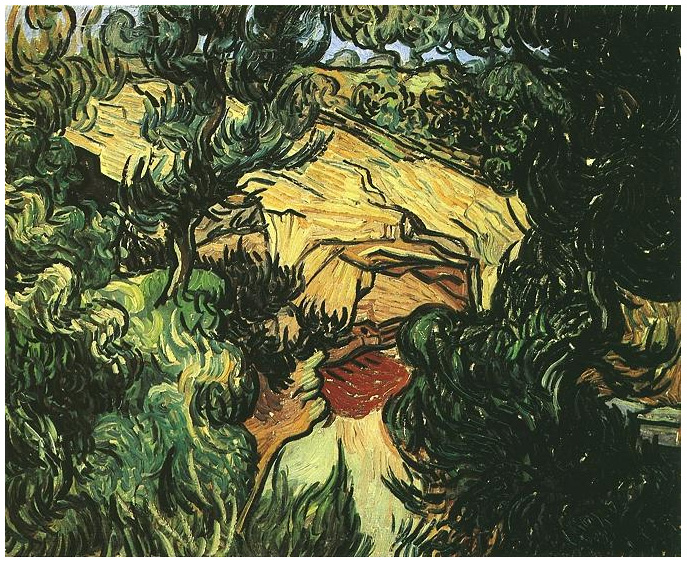 Vincent van Gogh Entrada de una cantera Painting Vincent van Gogh's Entrada de una cantera Painting