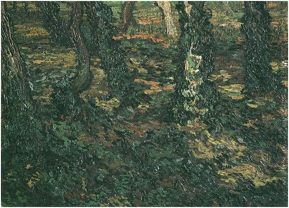 Vincent van Gogh Tronos de árbol con hiedra Painting Vincent van Gogh's Tronos de árbol con hiedra Painting