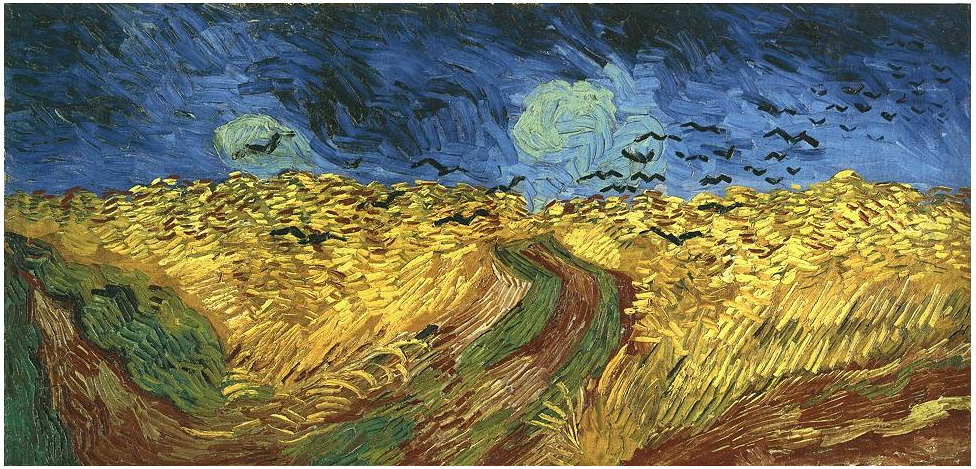 Vincent van Gogh's Wheat Field with Crows Painting