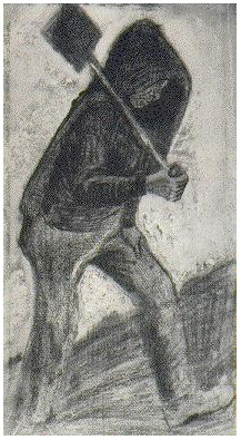 Vincent van Gogh Paleador de carbón Drawing Vincent van Gogh's Paleador de carbón Drawing