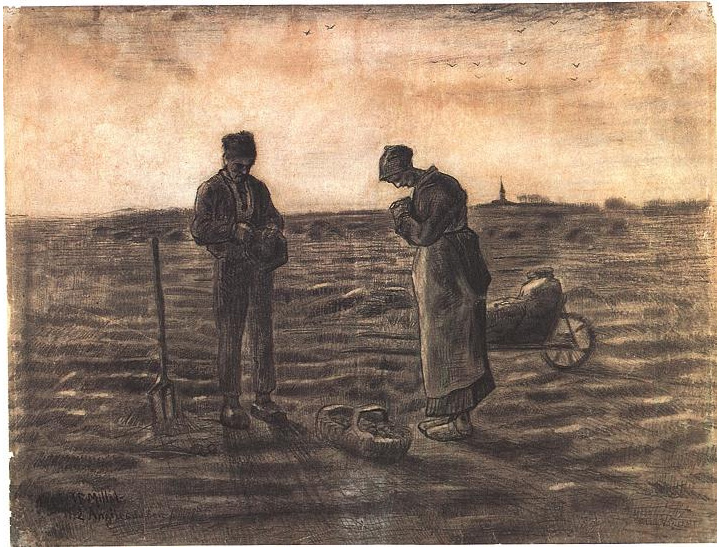 Vincent van Gogh Angelus, The Drawing Vincent van Gogh's Angelus, The Drawing