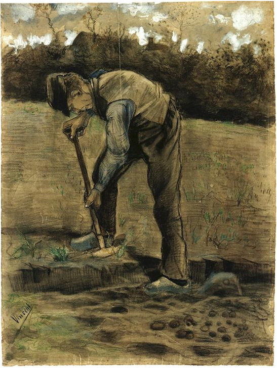 Vincent van Gogh Excavador Watercolor Vincent van Gogh's Excavador Watercolor