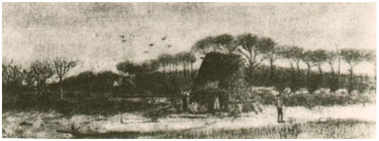 Vincent van Gogh Choza Drawing Vincent van Gogh's Choza Drawing
