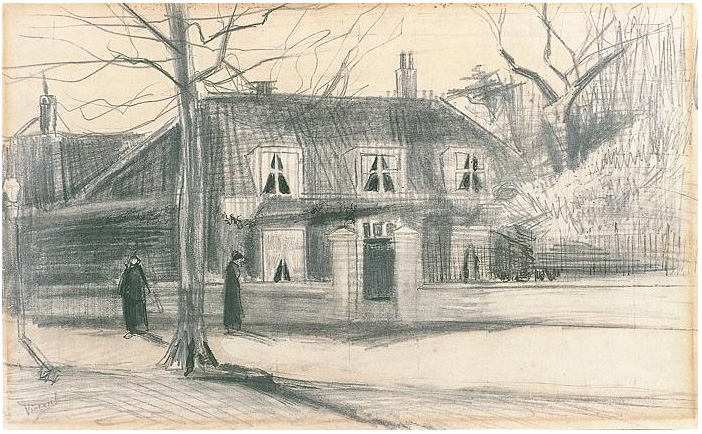 Vincent van Gogh El Camino Scheveningen Drawing Vincent van Gogh's El Camino Scheveningen Drawing