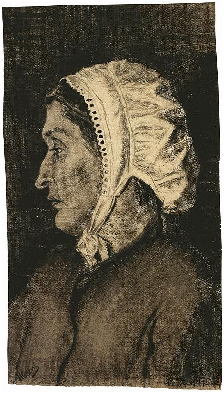 Vincent van Gogh Head of a Woman Drawing Vincent van Gogh's Head of a Woman Drawing