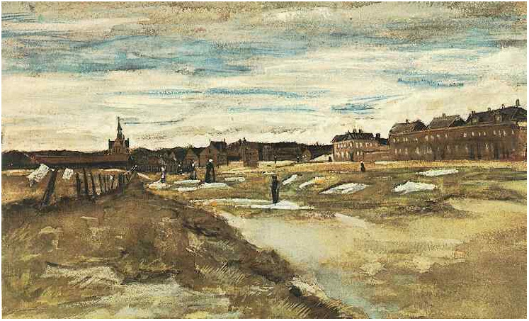 Vincent van Gogh Tierra blanqueada Watercolor Vincent van Gogh's Tierra blanqueada Watercolor