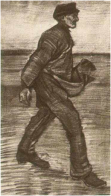 Vincent van Gogh Sower Drawing Vincent van Gogh's Sower Drawing