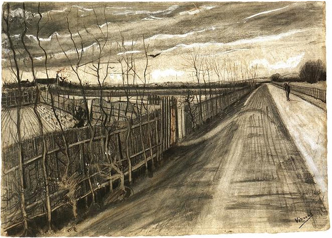 Vincent van Gogh Carretera de campo Drawing Vincent van Gogh's Carretera de campo Drawing