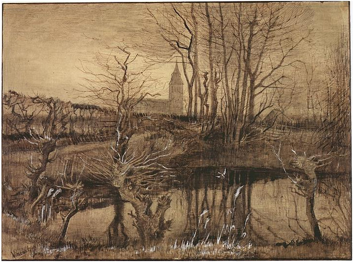Vincent van Gogh Kingfisher, The Drawing Vincent van Gogh's Kingfisher, The Drawing