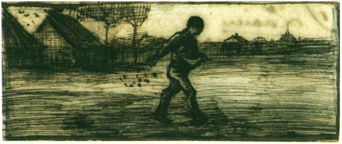Vincent van Gogh Sembrador Drawing Vincent van Gogh's Sembrador Drawing