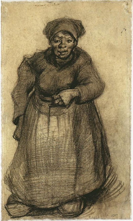Vincent van Gogh Mujer con su brazo izquierdo levantado Drawing Vincent van Gogh's Mujer con su brazo izquierdo levantado Drawing