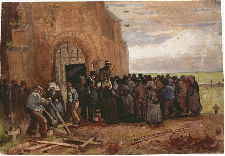 Vincent van Gogh Venta de chatarra de construcción Watercolor Vincent van Gogh's Venta de chatarra de construcción Watercolor