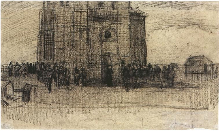 Vincent van Gogh Venta de chatarra de construcción Drawing Vincent van Gogh's Venta de chatarra de construcción Drawing