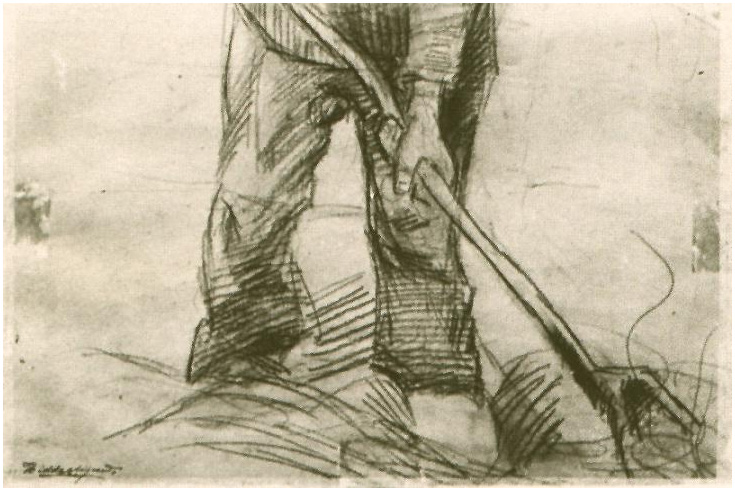 Dibujo de un campesino trabajando - Imagui