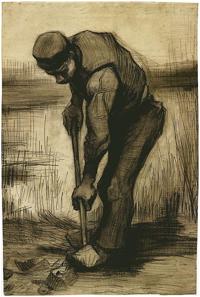 Vincent van Gogh Excavador Drawing Vincent van Gogh's Excavador Drawing