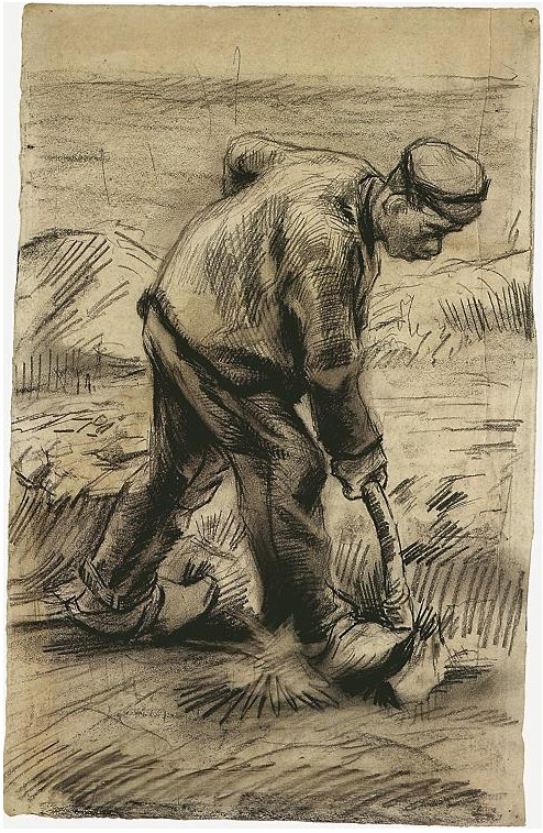 Vincent van Gogh Excavador Drawing Vincent van Gogh's Excavador Drawing