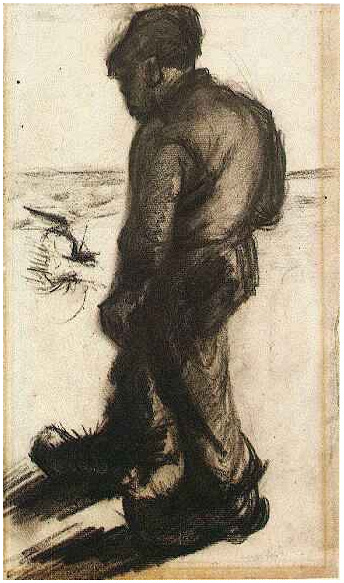 Vincent van Gogh Campesino Drawing Vincent van Gogh's Campesino Drawing