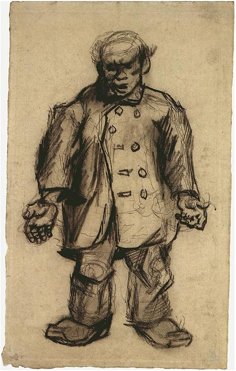 Vincent van Gogh Hombre bajo y fornido Drawing Vincent van Gogh's Hombre bajo y fornido Drawing