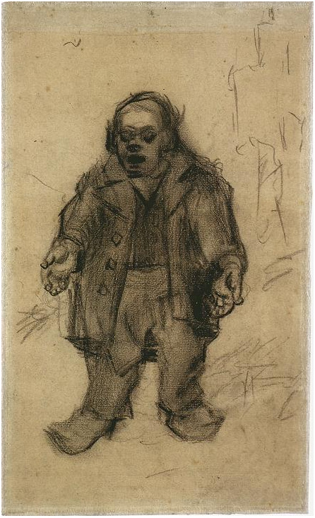 Vincent van Gogh Hombre bajo y fornido Drawing Vincent van Gogh's Hombre bajo y fornido Drawing