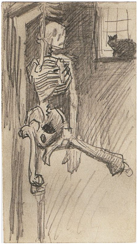 Vincent van Gogh Esqueleto Drawing Vincent van Gogh's Esqueleto Drawing